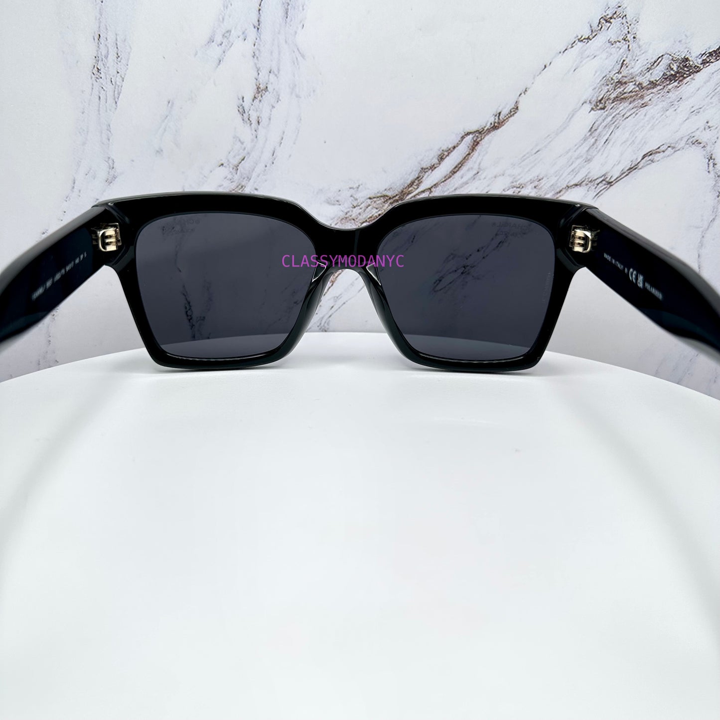 Chanel sunglasses back view polarized 
