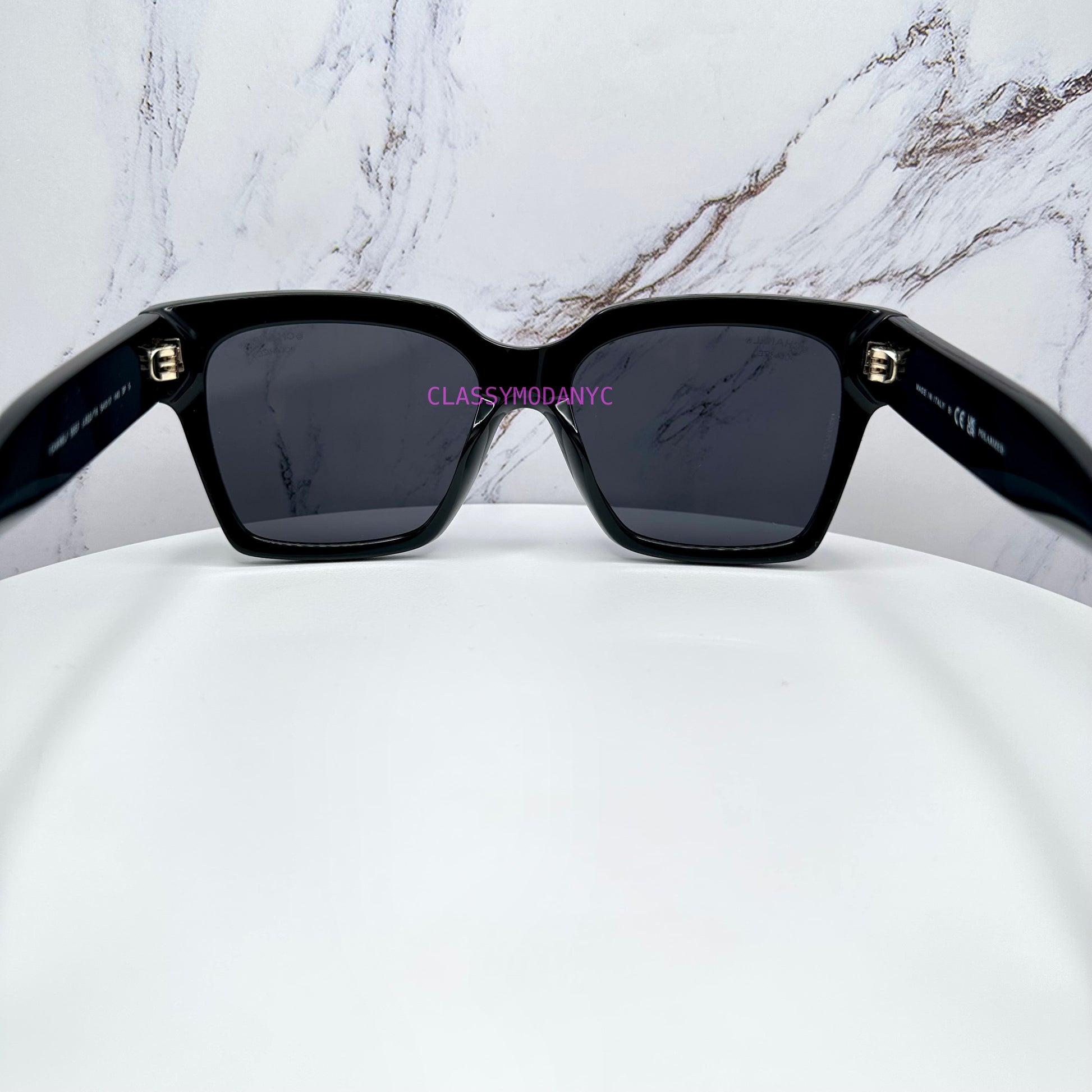 Chanel sunglasses back view polarized 