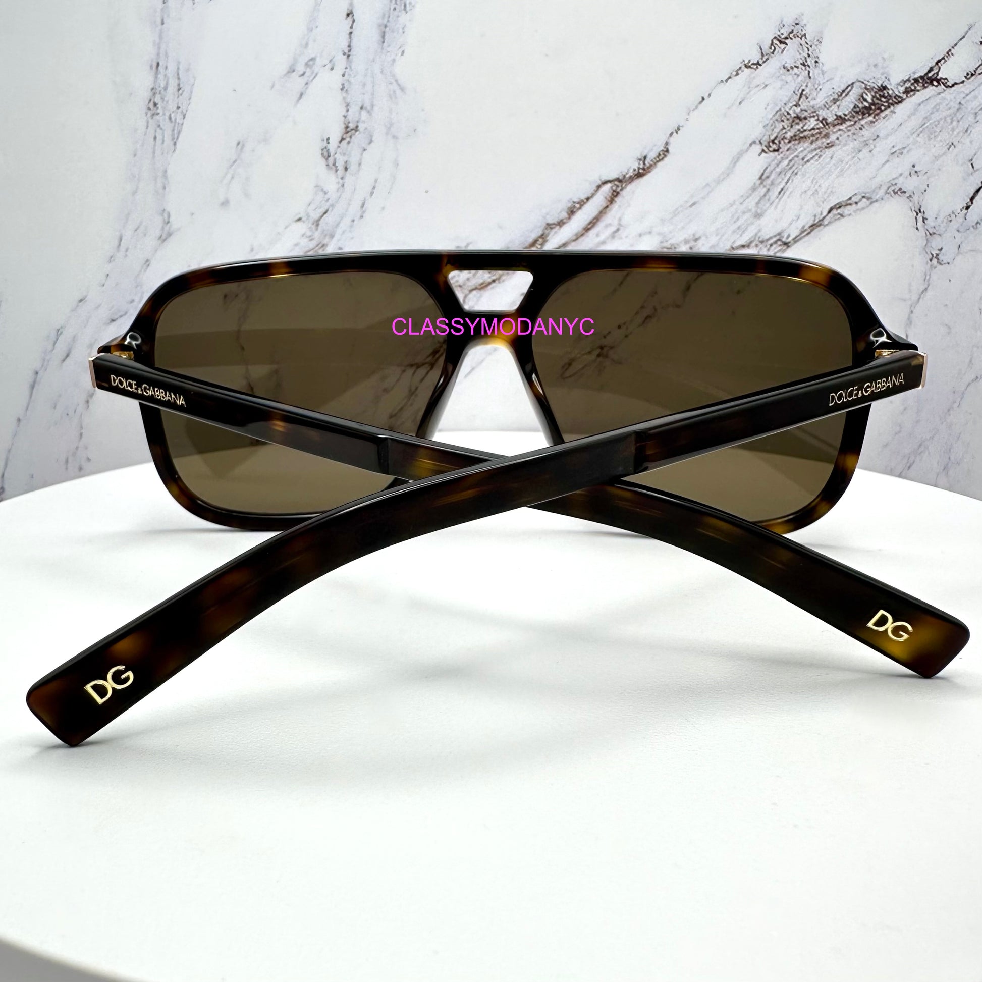 DG4354 502/73 Dolce & Gabbana Brown Aviator pilot navigator 