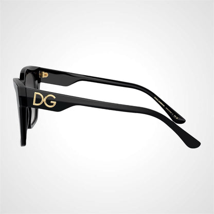 DG4384 501/8G Dolce & Gabbana side view black sunglasses for women 