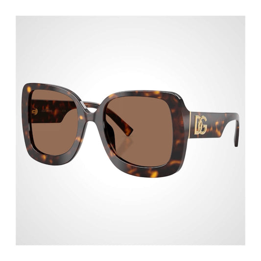 DG4475 502/73 Dolce & Gabbana Sunglasses brown oversized frames for women 