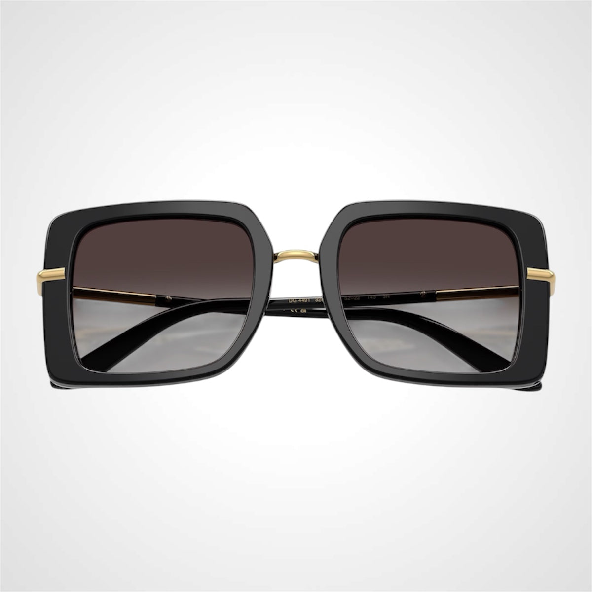 Dolce & Gabbana DG4491 32998G black oversized women's sunglasses  