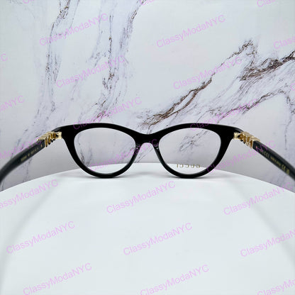 GG20340 001 Gucci Eyeglasses black frame back view 