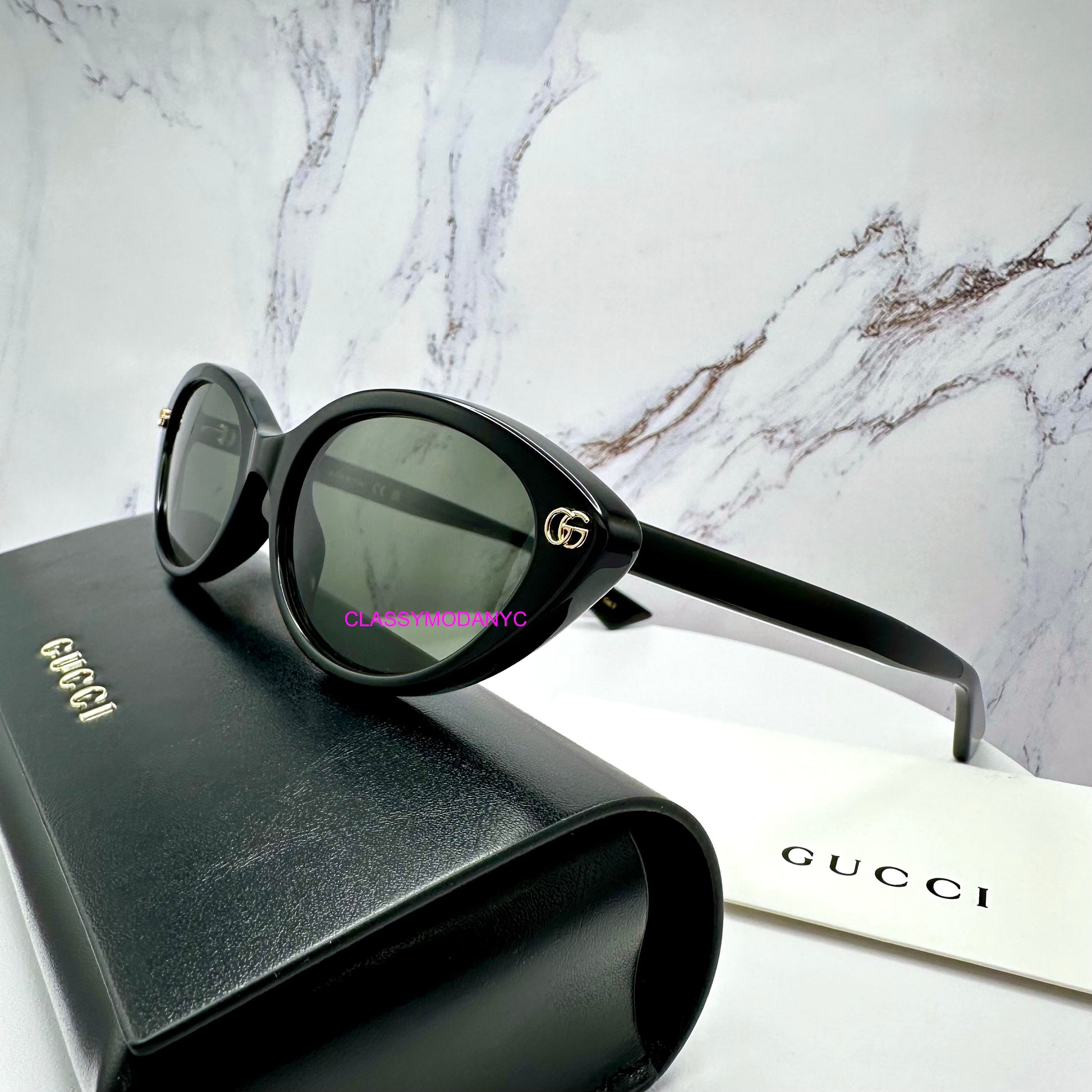 GG2110S 001 Gucci Sunglasses black cat eye 