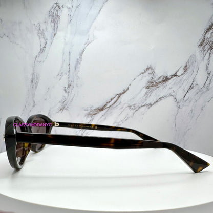 GG2110S 002 Gucci sunglasses brown tortoise side view 
