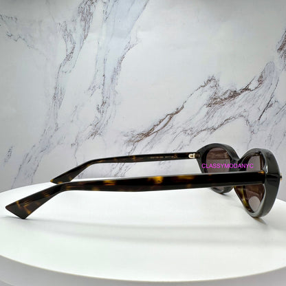 GG2110S 002 Gucci sunglasses side view brown tortoise women's cat eye