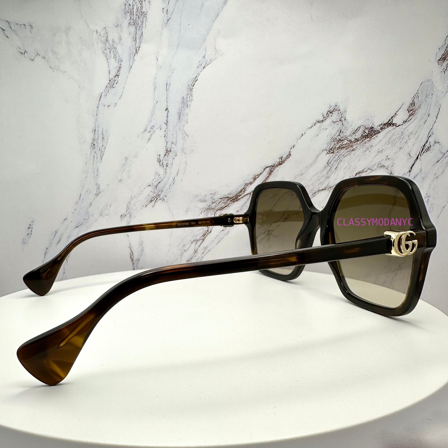 Gucci GG1072S 002 sunglasses brown tortoise for women 