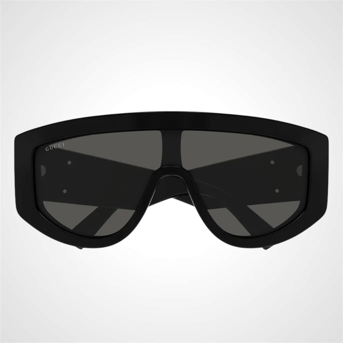 Gucci GG1950S 001 Black sunglasses with a brand logo on a white background front view 