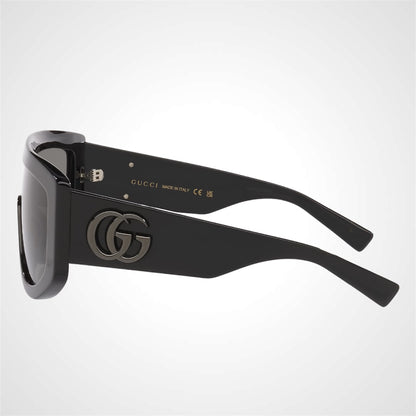 Gucci GG1950S 001 Black sunglasses side view mask aviator 