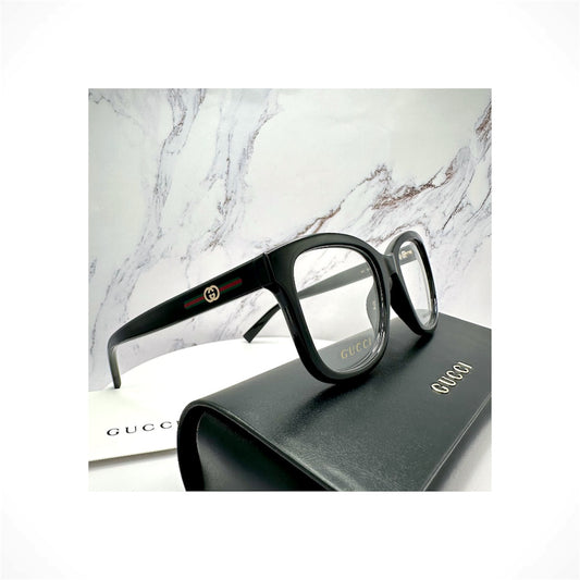Gucci GG2104O 001 unisex black square eyeglasses