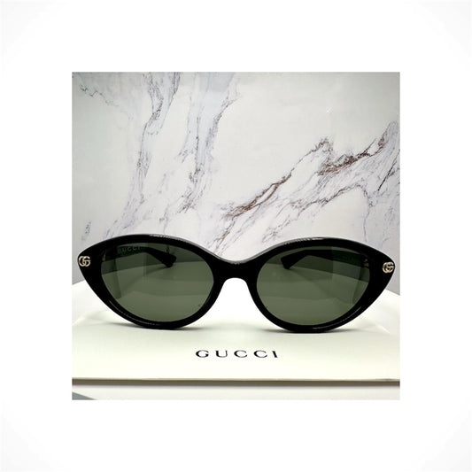 Gucci GG2110S 001 women's black cat eye sunglasses