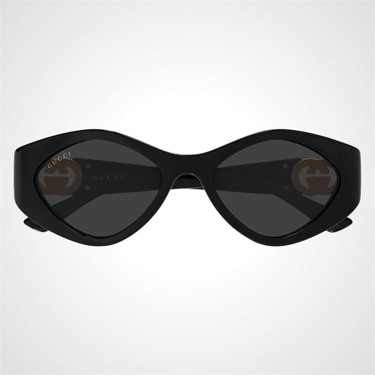 Gucci GG2121S 001 black sunglasses front view 