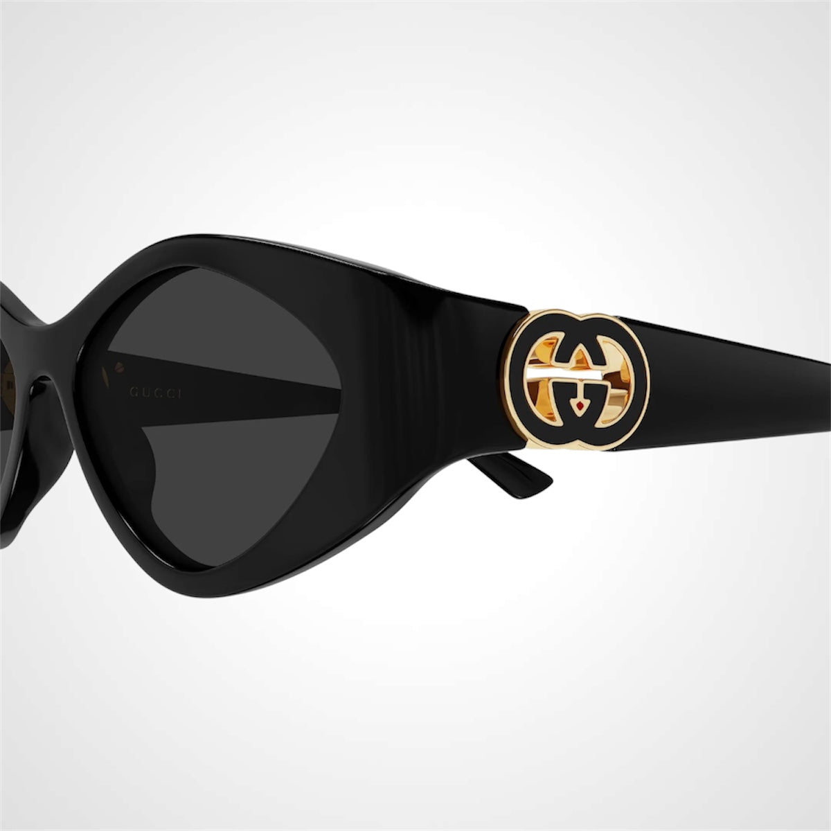 Gucci GG2121S 001 black sunglasses side view  