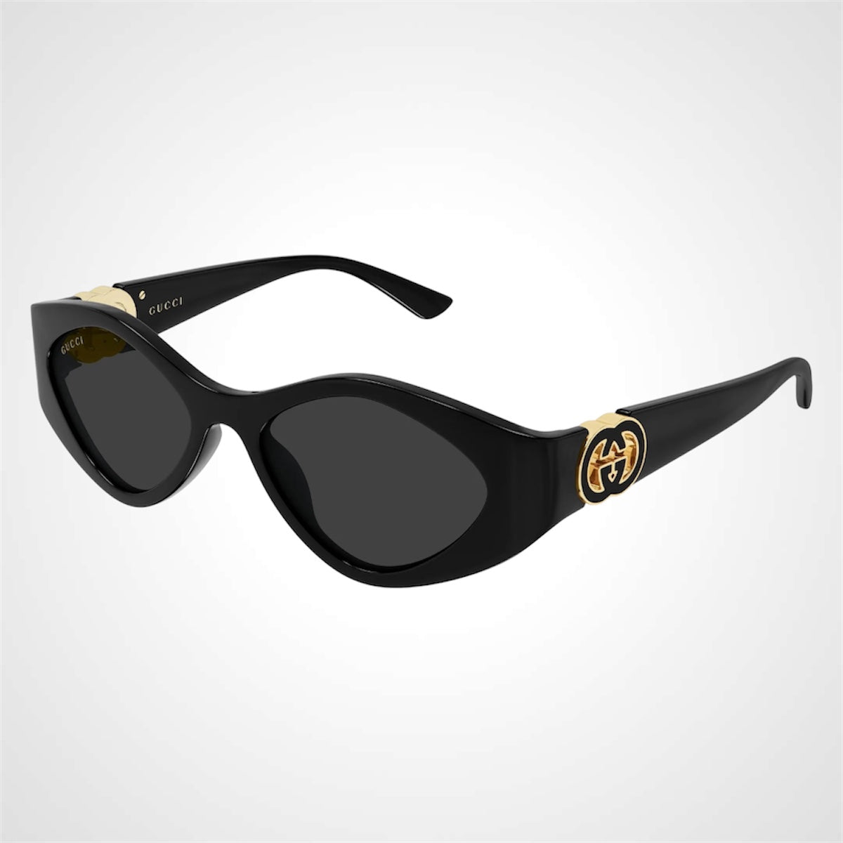 Gucci GG2121S 001 black sunglasses side view  