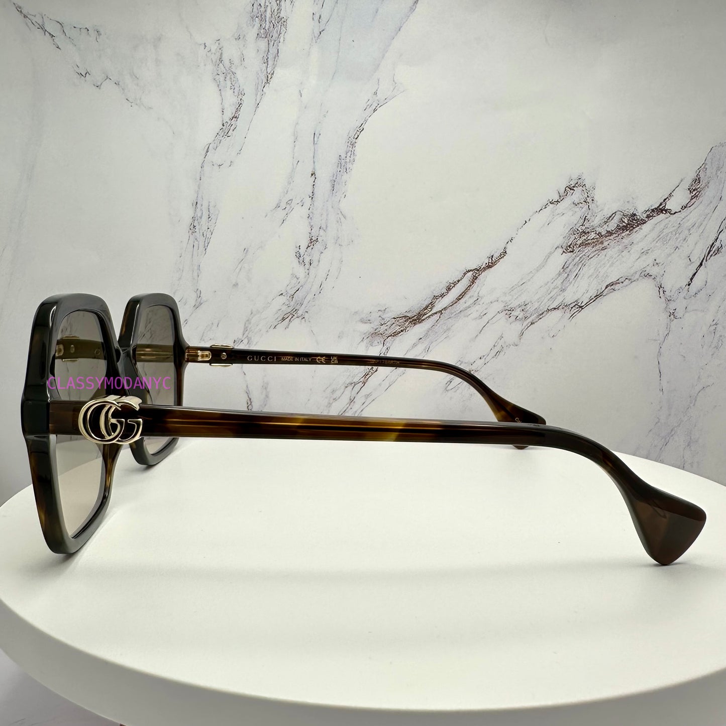 Gucci sunglasses GG1072S 002 brown tortoise for women 