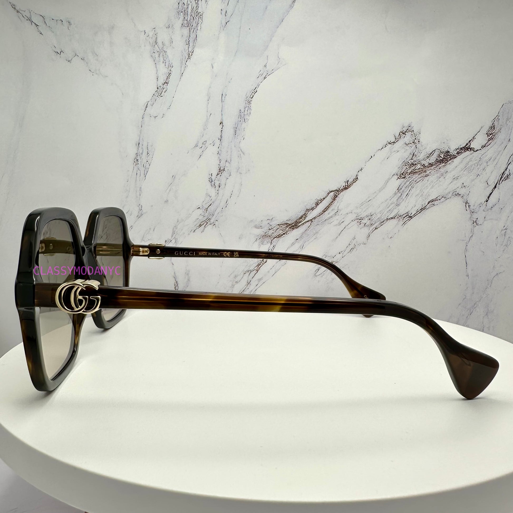 Gucci sunglasses GG1072S 002 brown tortoise for women 