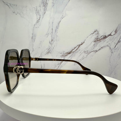 Gucci sunglasses GG1072S 002 brown tortoise for women 