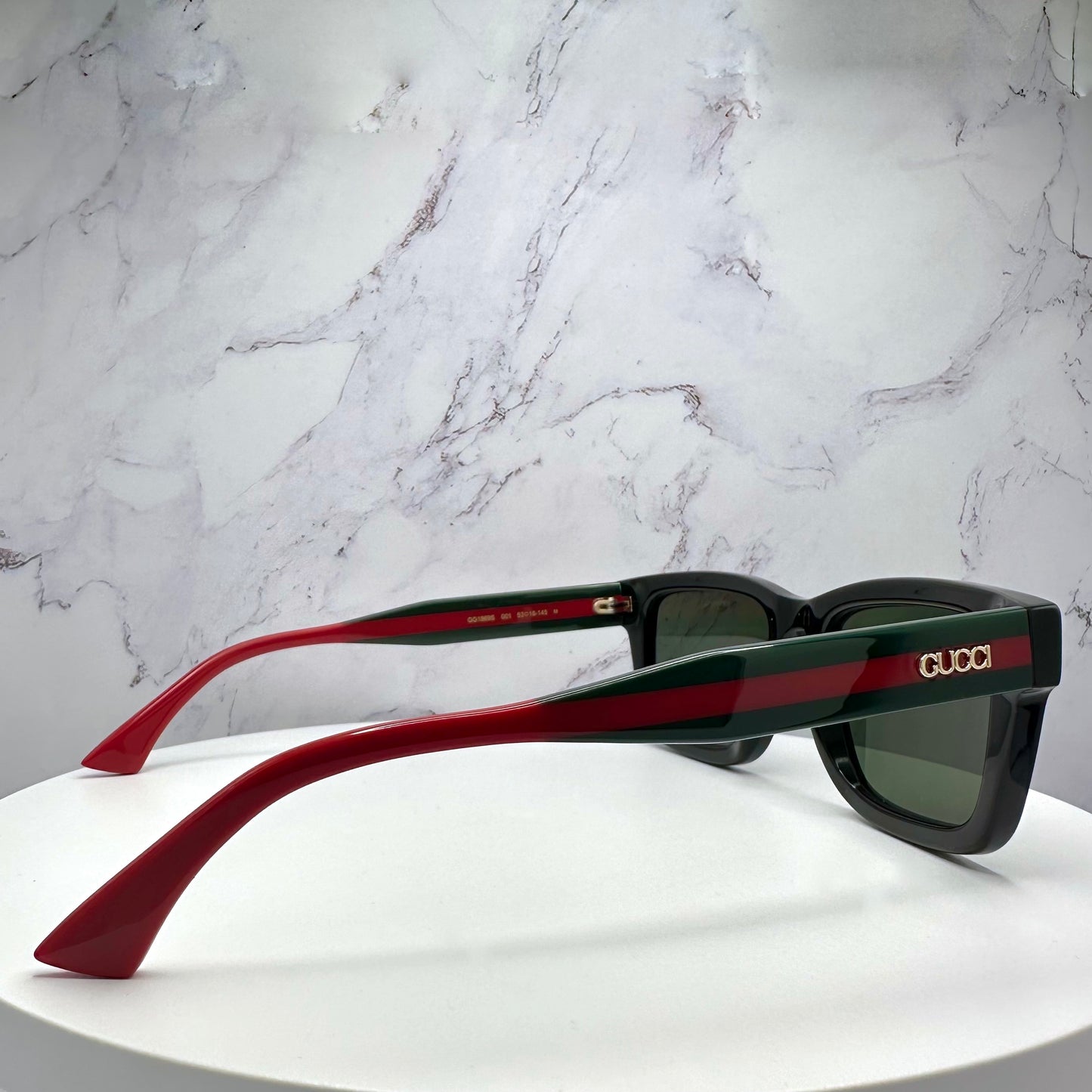 GUCCI Sunglasses GG1869S 001 Black Gold Square