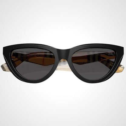 Burberry BE4436U 418887 black cat eye women's sunglasses.