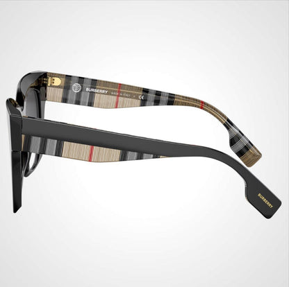 Burberry 0BE4364 39428G two tone check arm sunglasses