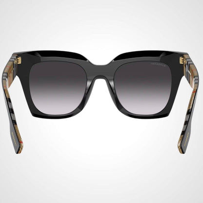 Burberry 0BE4364 39428G black front frame with grey gradient lens women's sunglasses