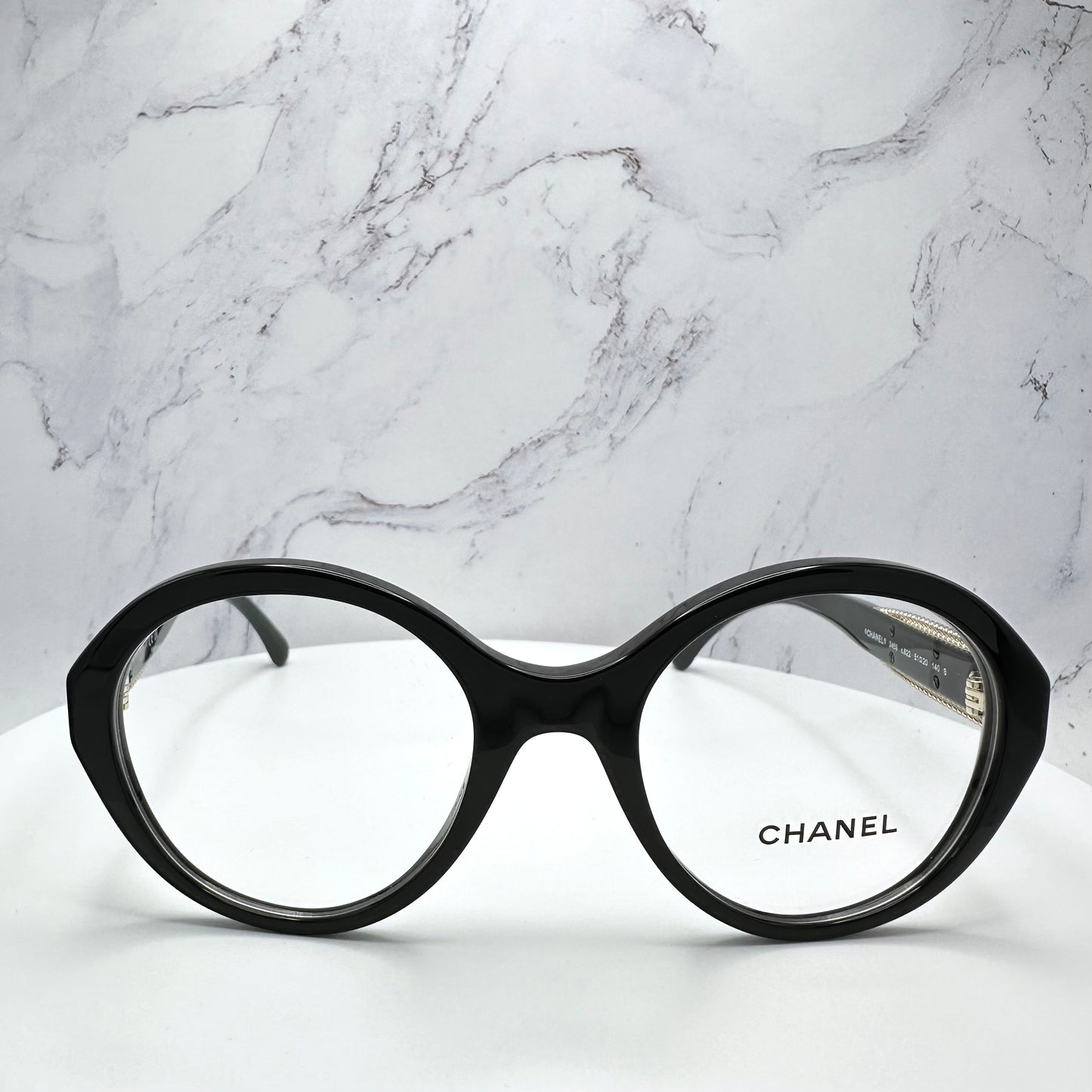 Chanel Round Eyeglasses Full Rim 3459 C622 