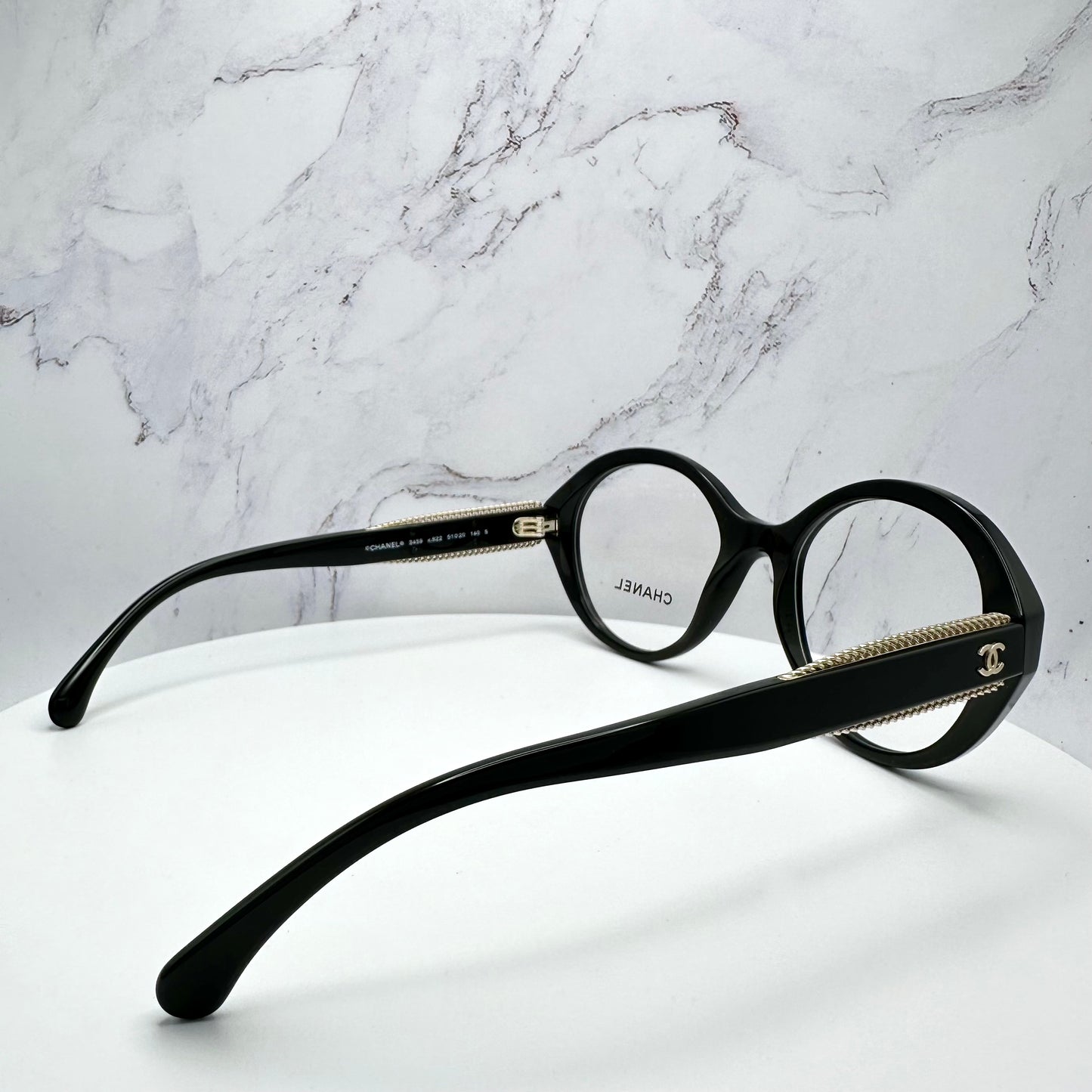 Chanel Round Eyeglasses Full Rim 3459 C622 