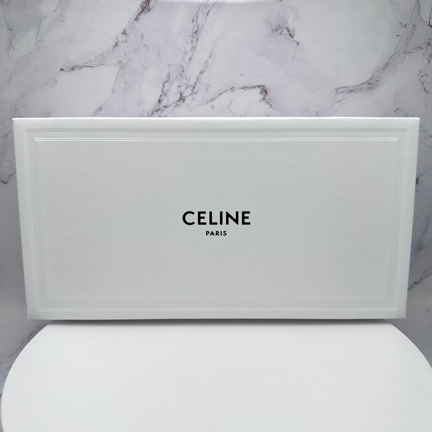 Celine Monochroms Black White Logo Sunglasses CL40198F