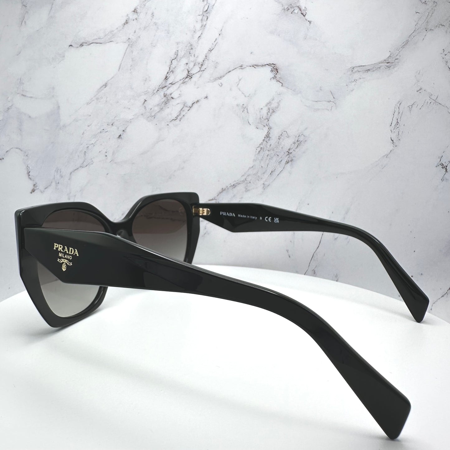 PRADA Sunglasses Gold Symbole Logo PR19ZS