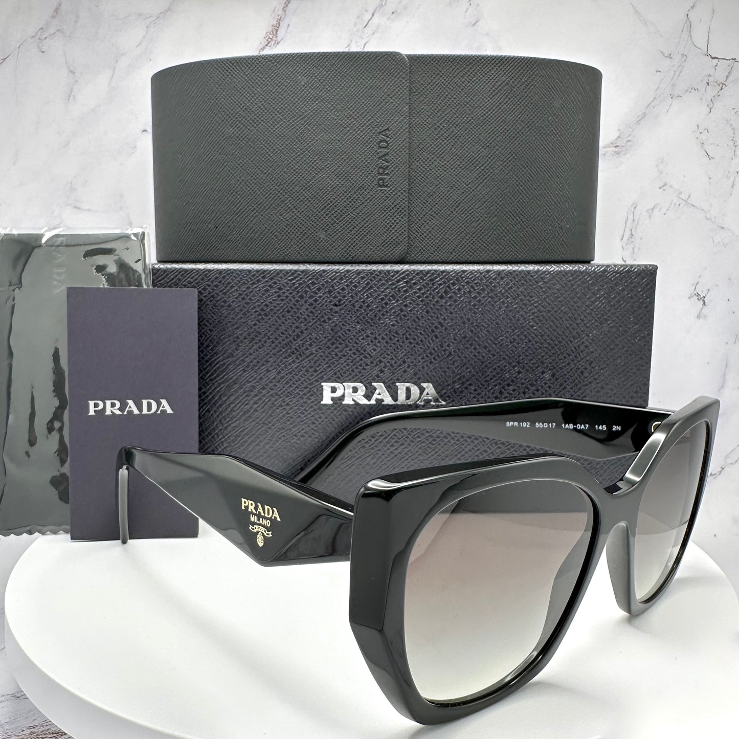 PRADA Sunglasses Gold Symbole Logo PR19ZS