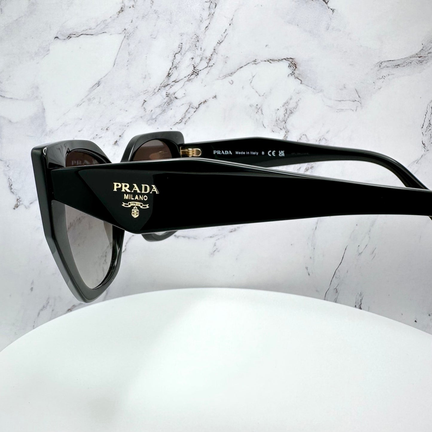 PRADA Sunglasses Gold Symbole Logo PR19ZS