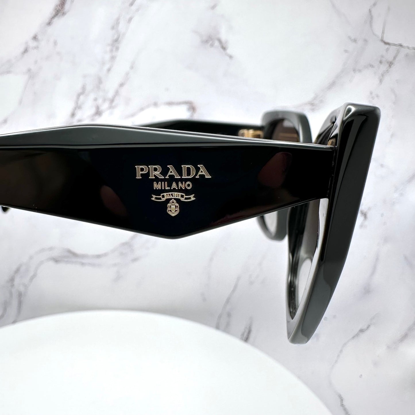 PRADA Sunglasses Gold Symbole Logo PR19ZS