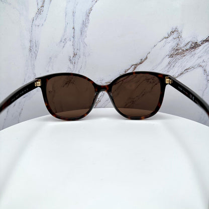 Prada 0PR22ZS 17N06B brown tortoise sunglasses back view