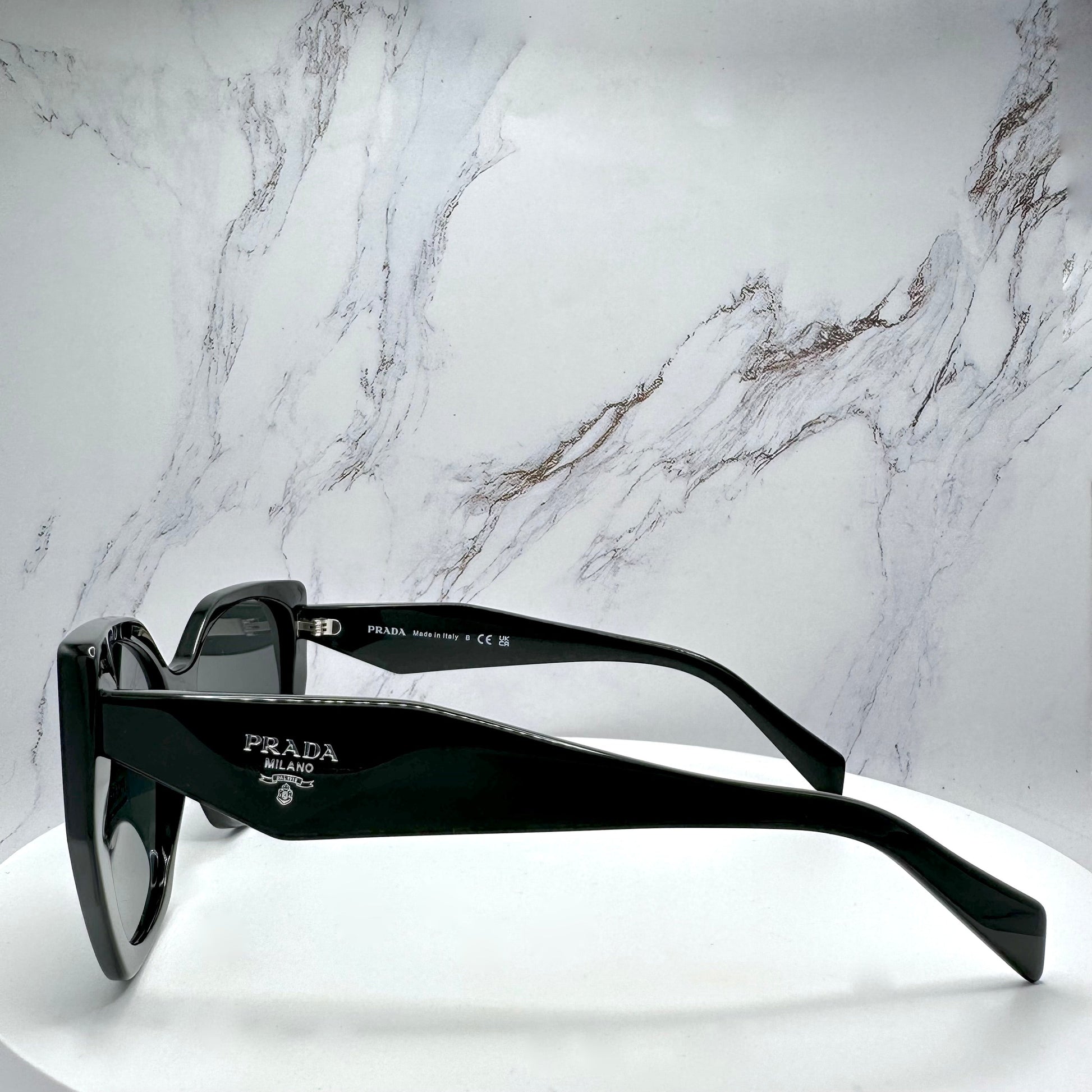 Prada Sunglasses Black Symbole Logo PR19ZS