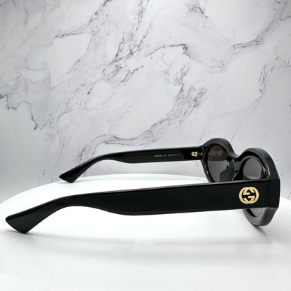 Gucci GG1579S 001 black oval side view