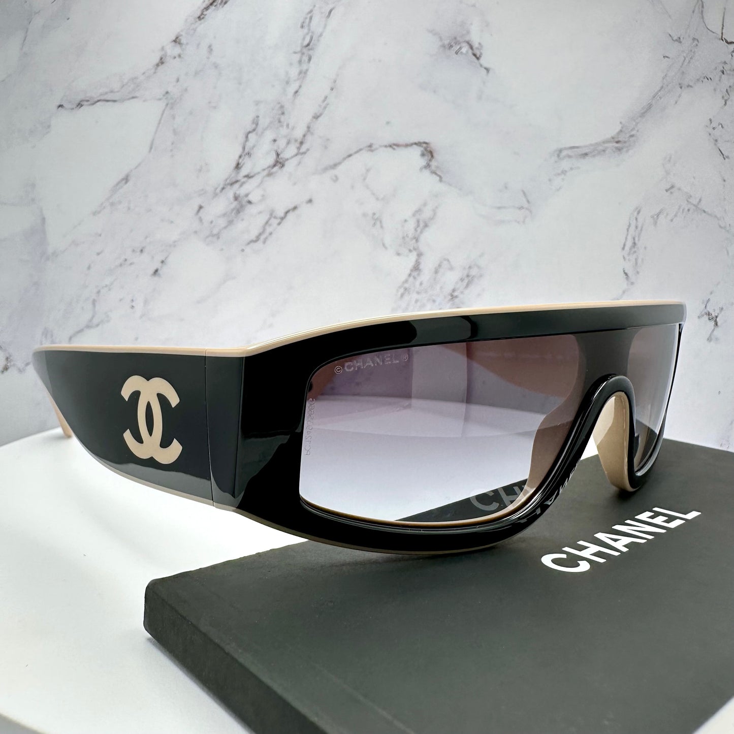 Chanel shield sunglasses CH6057