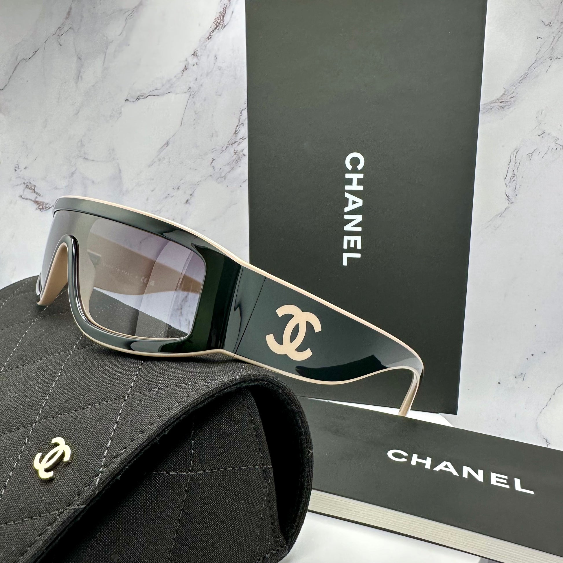 Chanel shield sunglasses CH6057