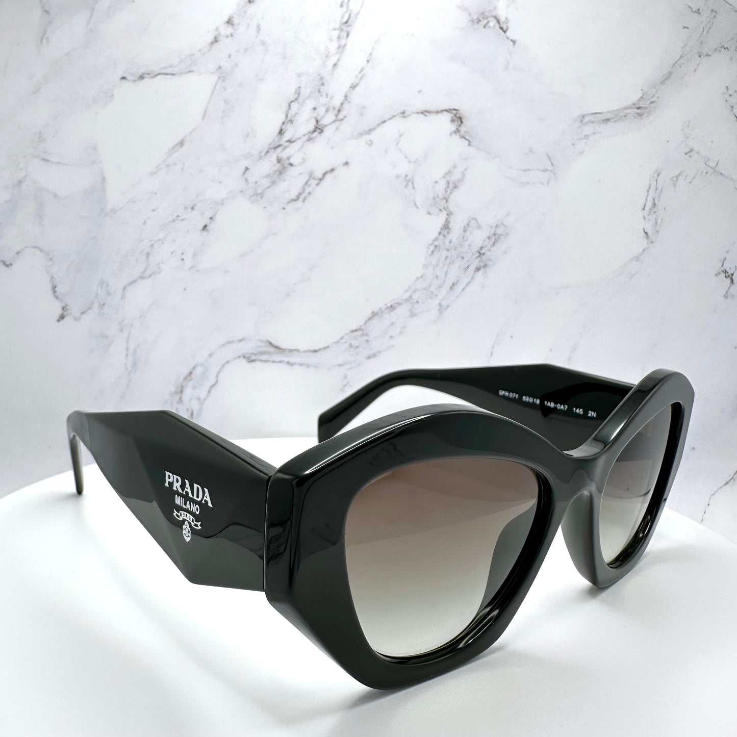 PRADA Sunglasses Symbole Logo SPR07Y Black 