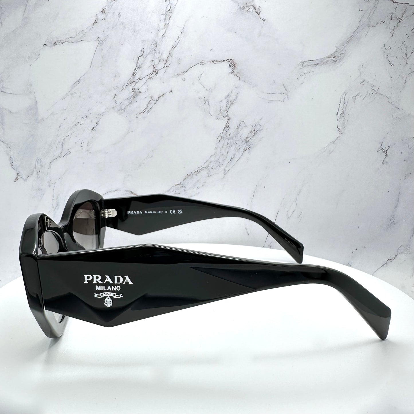 PRADA Sunglasses Symbole Logo SPR07Y Black 