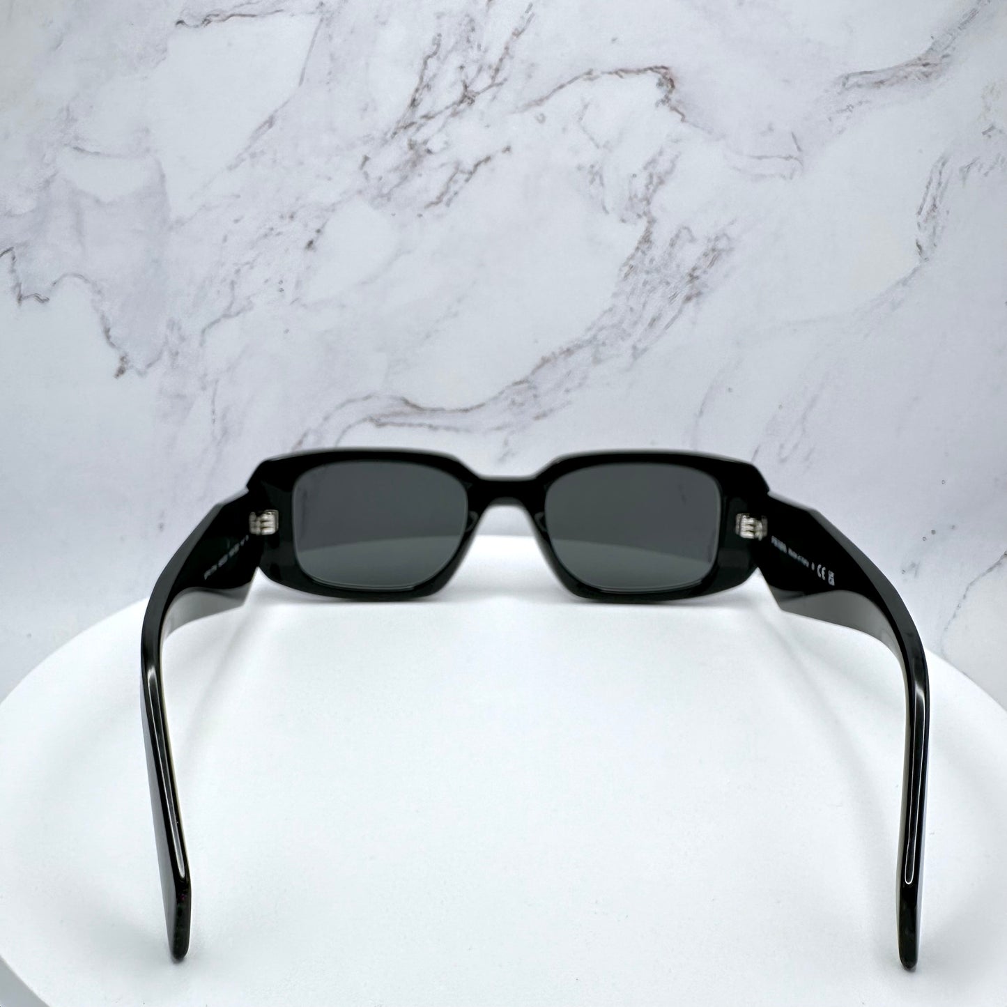 PRADA Symbole Rectangle Sunglasses PR17WS 1AB-5S0 49mm Black