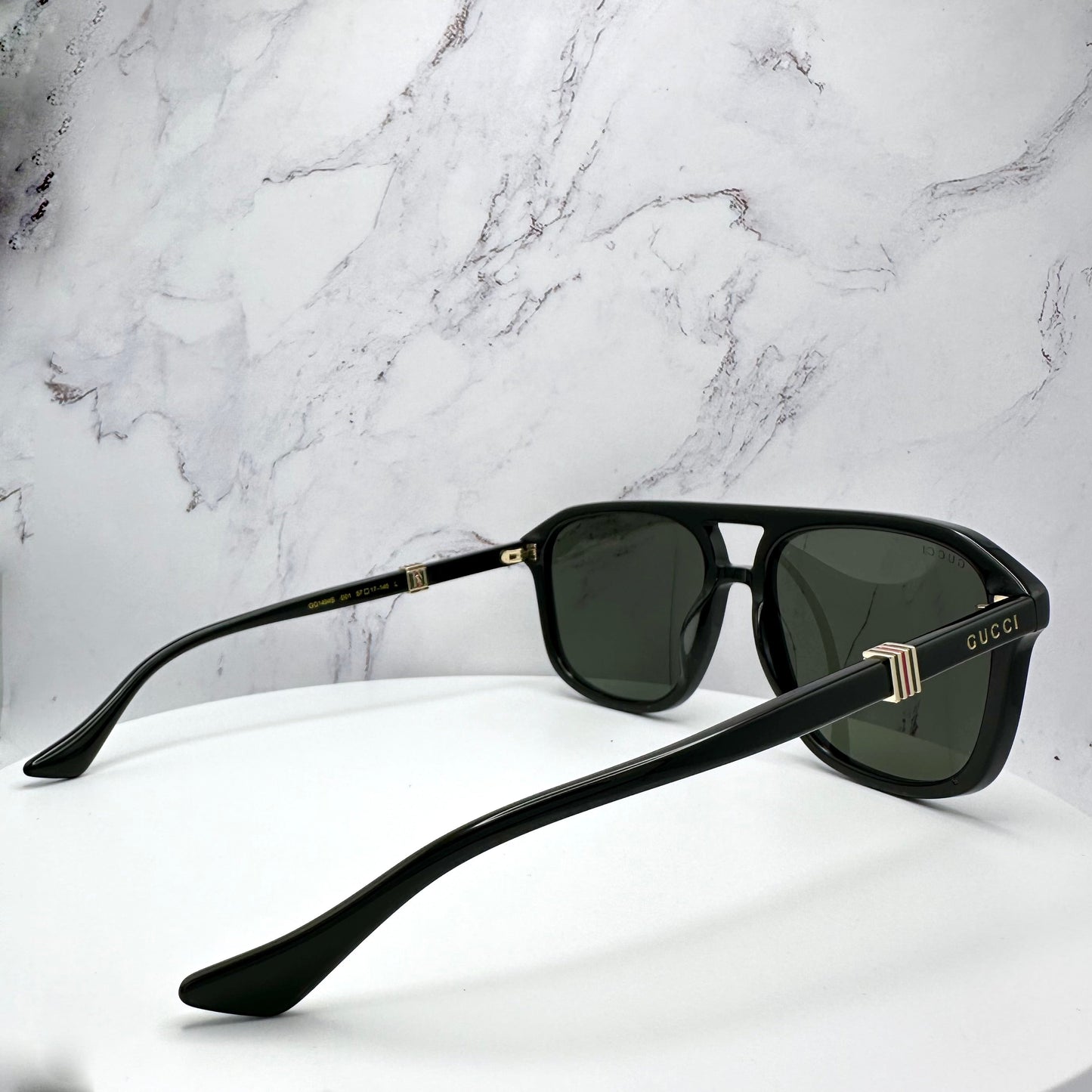 Gucci Sunglasses GG1494S 001 Black Pilot