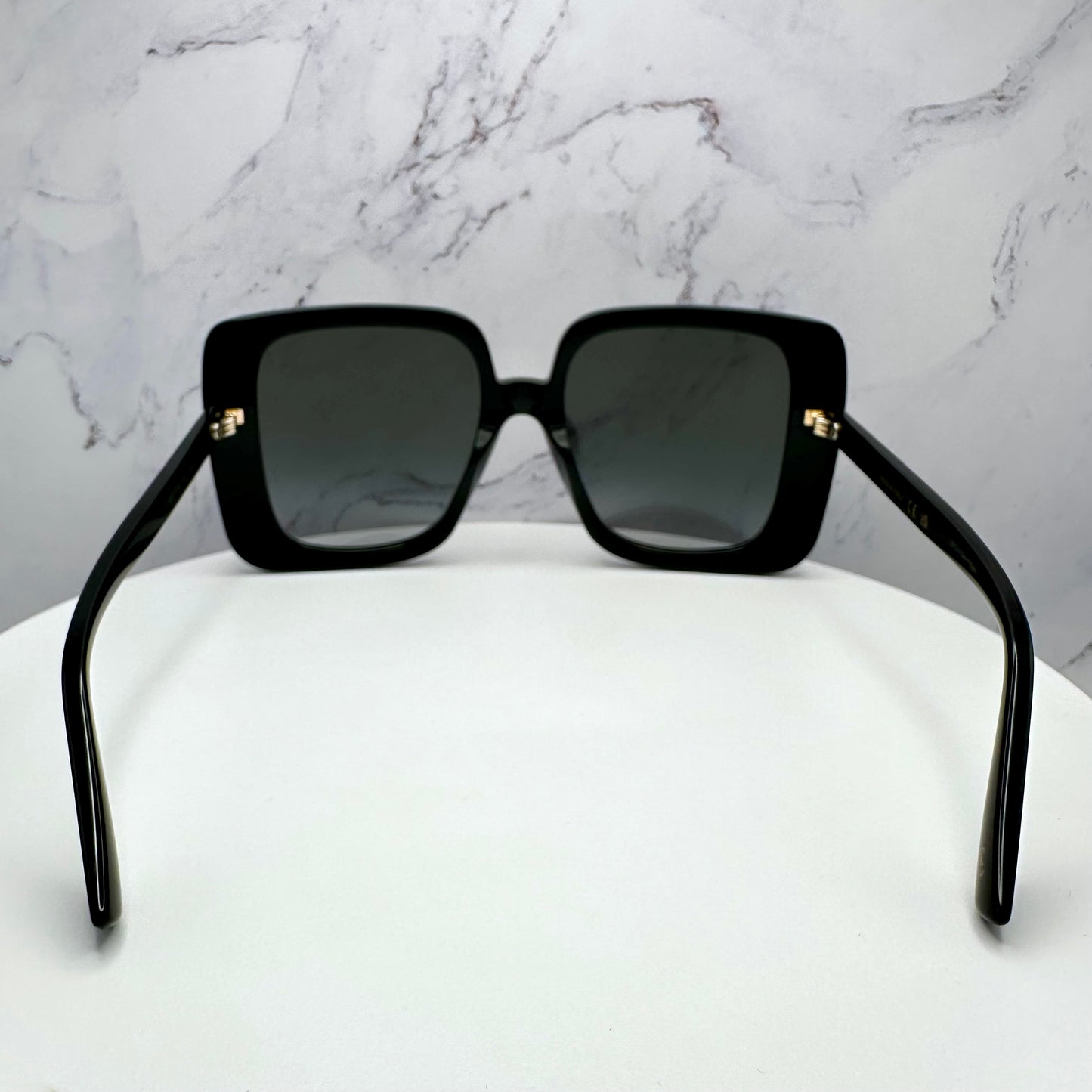 Gucci Black Gold Sunglasses GG Logo GG1314S 001