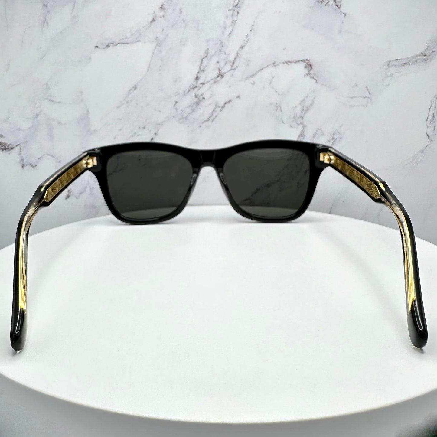 Gucci Rivetto Sunglasses GG0910S 001 Black Square