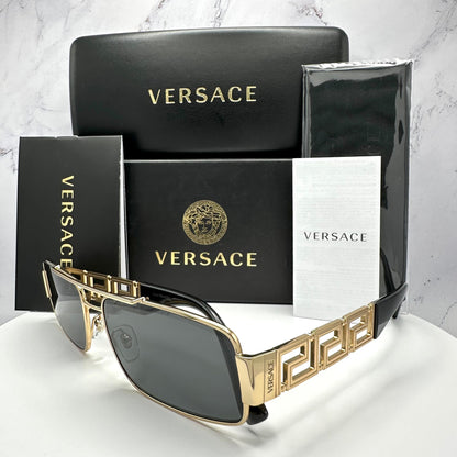 Versace Sunglasses VE2257 1002/87 Retro Sunglasses 