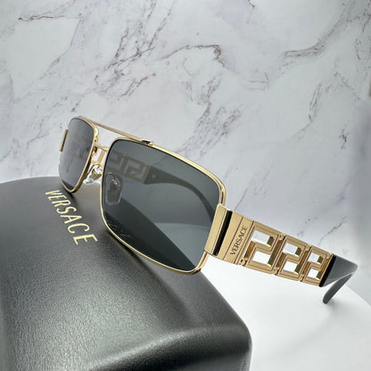 Versace Sunglasses VE2257 1002/87 Retro Sunglasses 