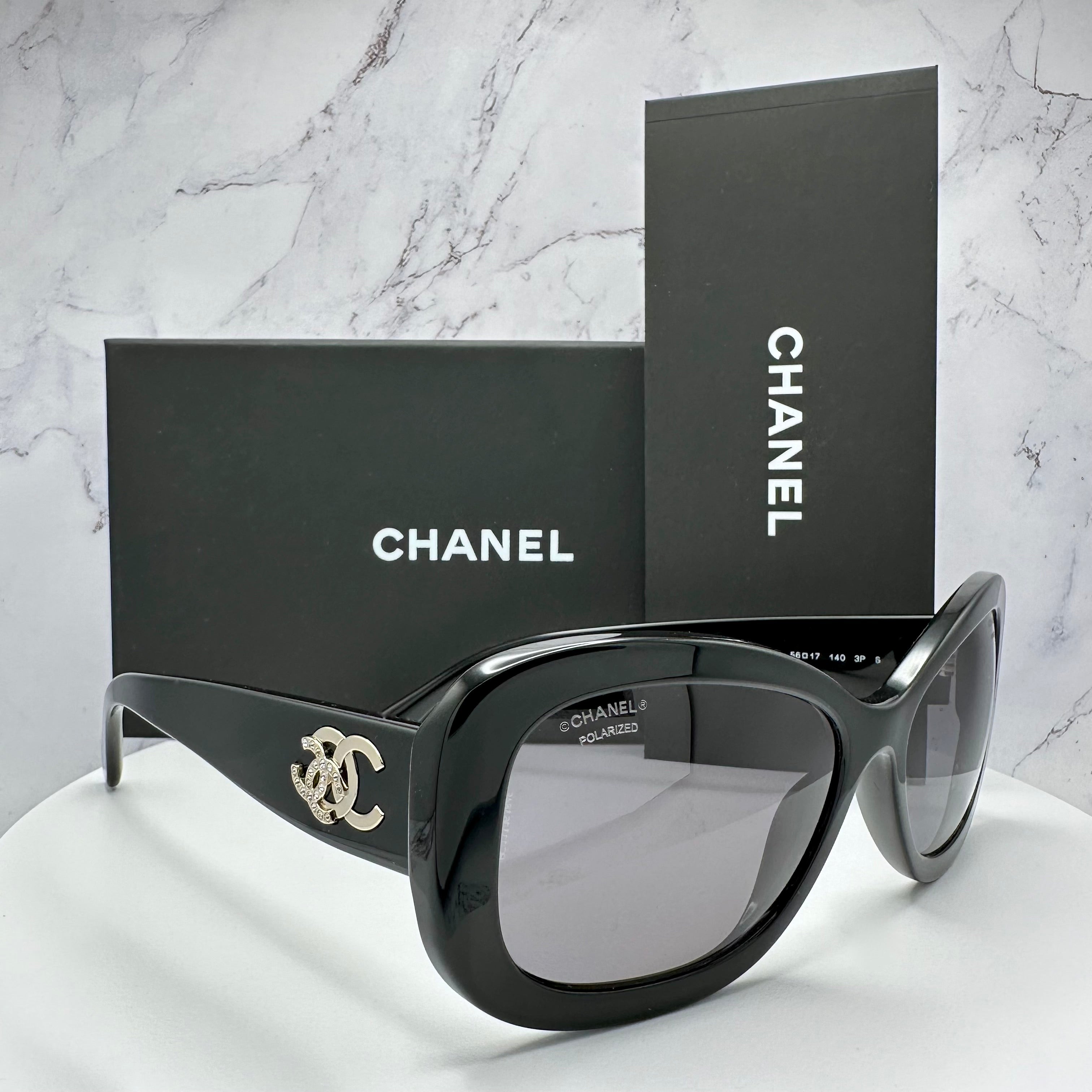 CHANEL Sunglasses Eyewear | Women's Polarized Rectangle
