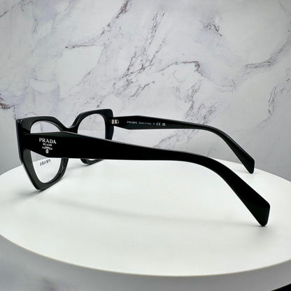 Prada PR18WV 1AB1O1 black symbole logo authentic frames