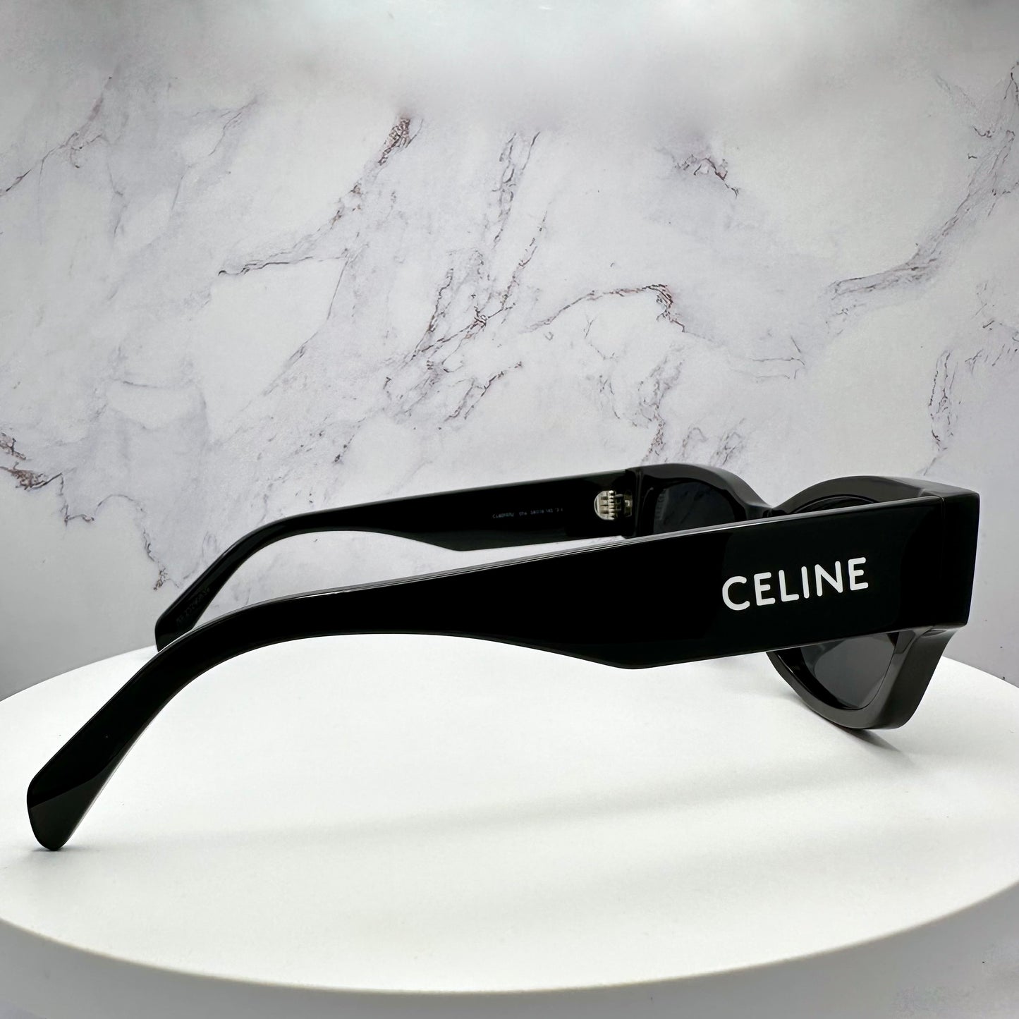 Celine Monochroms Sunglasses Black Square Cat Eye CL40197U 01A