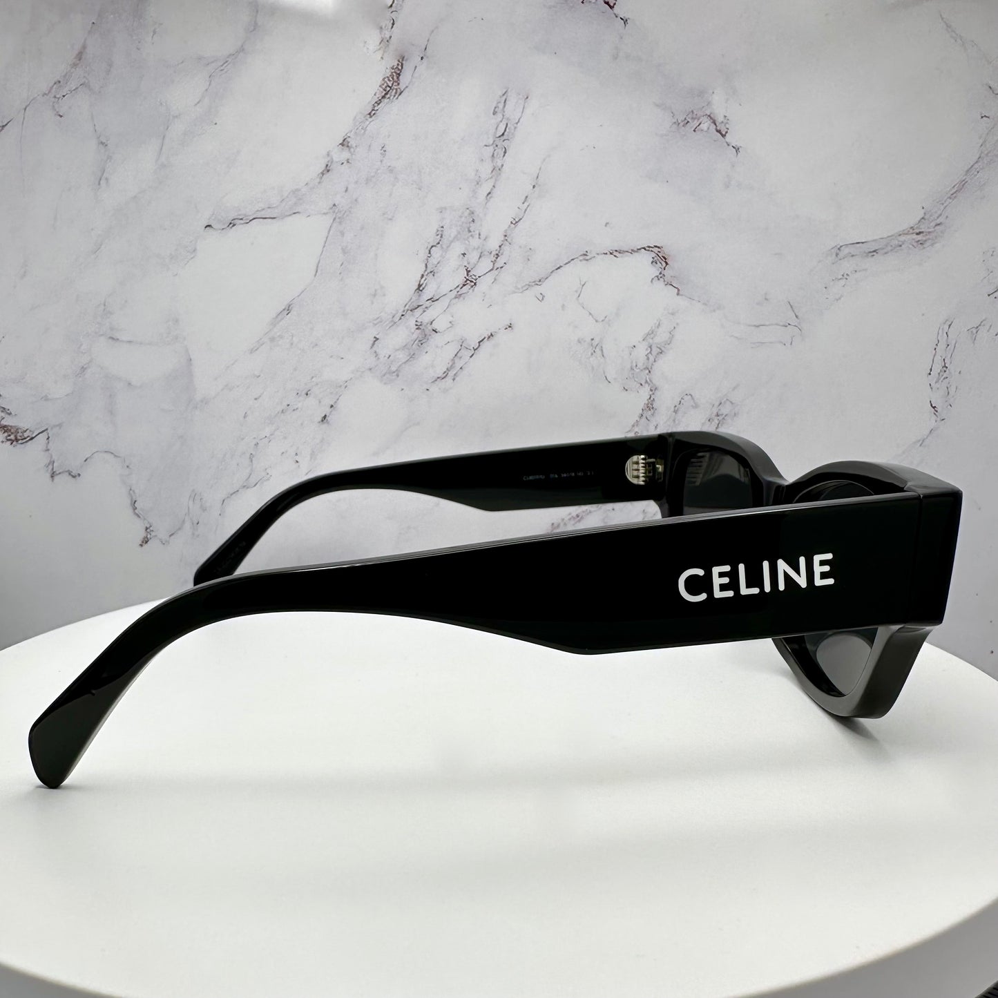 Celine Monochroms Sunglasses Black Square Cat Eye CL40197U 01A