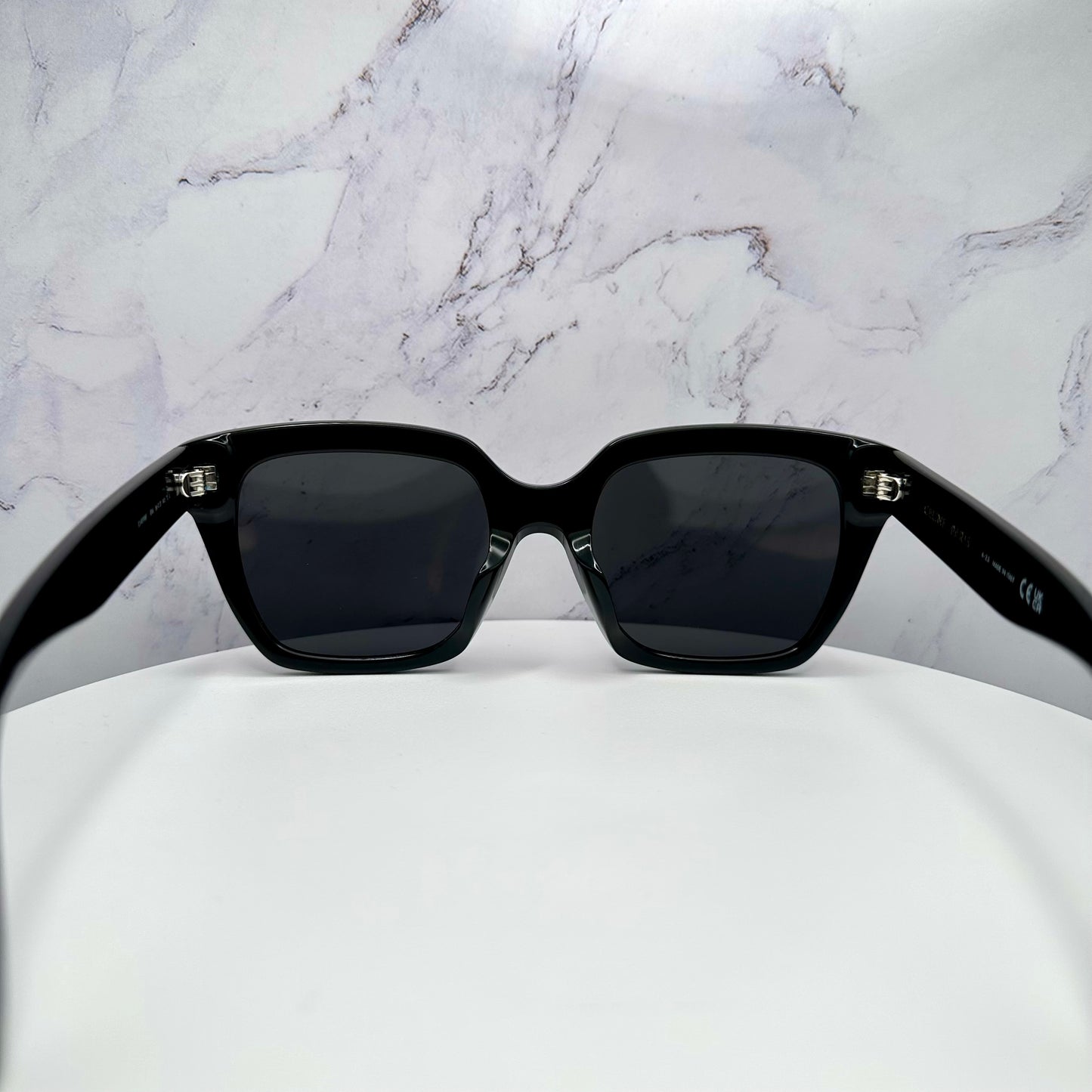 Celine Monochroms Black White Logo Sunglasses CL40198F